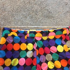 Men's Loudmouth multi color dot gold shorts sz 40